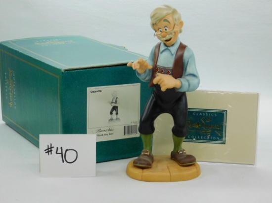 Walt Disney Pinocchio-Geppetto "Good bye, Son"