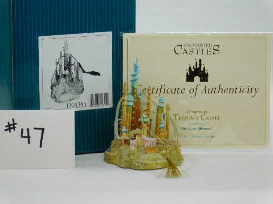 Walt Disney Enchanted Castles, The Little Mermaid Ornament "Triton's Castle"