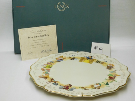 Disney Lenox Snow White Cake Platter