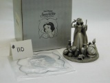 Walt Disney's Snow White, Pewter Clock