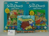 Two Seven Dwarfs Light Catchers, Rubber Stamp Collection