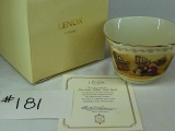 Lenox Snow White Treat Bowl Embellished with 24K Gold