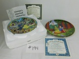 2 Snow White Collectors Plates