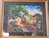 Rare Tom Dubois Framed Disney Master Graphics on Canvas Limited Edition: 2015/4950