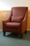 MODERN MARSHFIELD CHAIR, ECO PENDLETON FABRIC