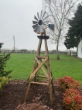 RUSTIC WINDMILL YARD ART