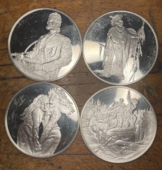 STAMPED STERLING COINS