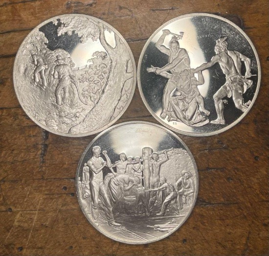 STAMPED STERLING COINS