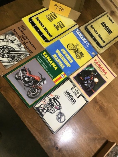 7x YAMAHA VINTAGE MANUELS