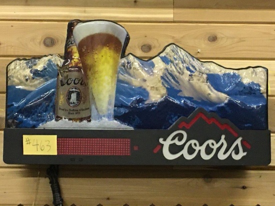 1x LIGHTED BEER SIGN
