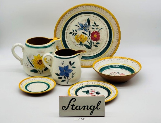 COLLECTIBLE STANGL FLORAL POTTERY, MADE IN U.S.A COLLECTION