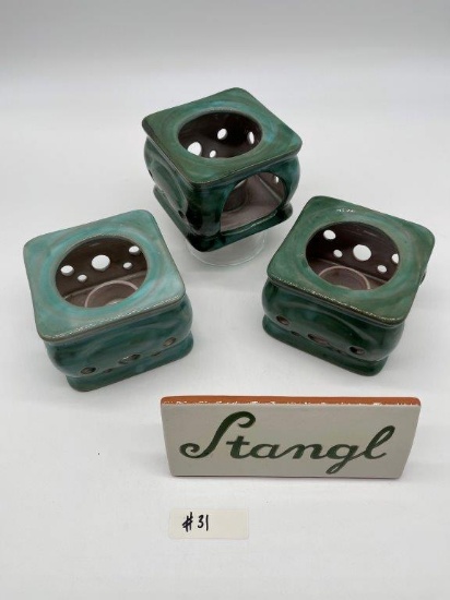 STANGL POTTERY CANDLE HOLDERS