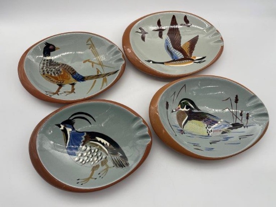 STANGL COLLECTIBLE BIRD ASH TRAYS