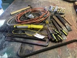 CROWBARS, LIGHTS, HAMMER AND MORE LOT