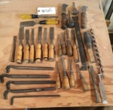 MIFER WOOD WORKING TOOLS AND MISC. HAND TOOLS