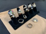 LARGE LOT OF COSTUME RINGS