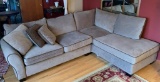 GREY L SHAPE COUCH