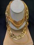 GOLD FILLED AND COSTUME JEWELRY NECKLACES