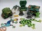 FROG FIGURINES, BOX AND MORE