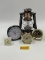 TABLE TOP CLOCKS AND LANTERN