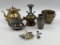 METAL TEAPOTS, OTHER METAL CONTAINERS AND SPOONS