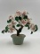 VINTAGE GLASS FAUX CHERRY BLOSSOM BONSAI