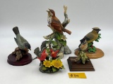 DETAILED BIRD FIGURINES