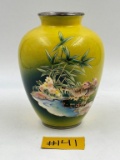 YELLOW ASIAN VASE