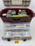 ART SUPPLIES AND STORAGE BOX