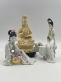 ASIAN CERAMIC FIGURINES OF LADIES