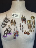 BOHO DANGLE EARRING LOT