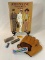 John Wayne paper dolls , harmonicas and Glove