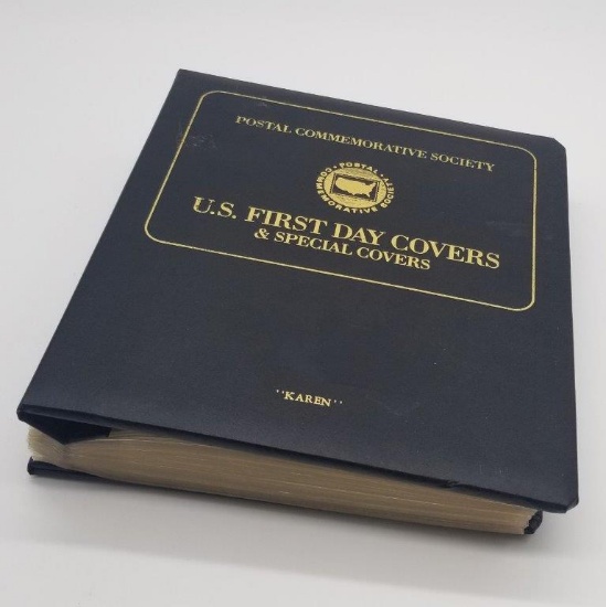 US FIRST DAY COVERS AND SPECIAL COVERS STAMP COLLECTION ALBUM