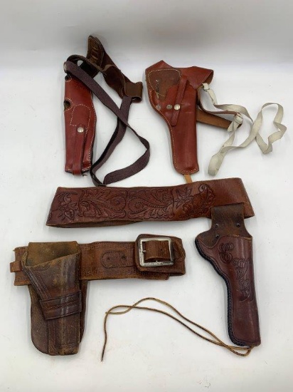 4X LEATHER GUN HOLSTERS