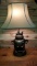 VINTAGE METAL FOO DOG ASIAN INSPIRED POT REPURPOSED INTO A LAMP