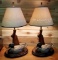 PAIR OF DUCK HUNTING INSPIRED LAMPS