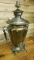 LARGE ANTIQUE BRASS 19TH CENTURY WATER DISPENSER CONVERTED TO A LAMP