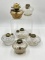 SIX OIL LAMP INSERTS