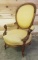 ROUND BACK PARLOR CHAIR