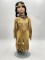 LARGE KREY BABY DOLL ON STAND