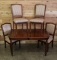 FURNITURE - BEAUTIFUL DINING TABLE SET WITH 1X LEAF & 4X CHAIRS