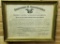 SIGNED FRANKLIN D ROOSEVELT DOCUMENT