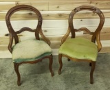 TWO VINTAGE CHAIRS