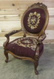 VICTORIAN STYLE PARLOR CHAIR