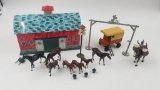 VINTAGE METAL TOY HORSES AND MORE