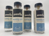 EVENFLO VINTAGE BABY BOTTLES WITH LABELS