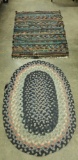 TWO WOVEN RUGS