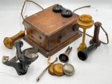 ANTIQUE TELEPHONE AND PARTS