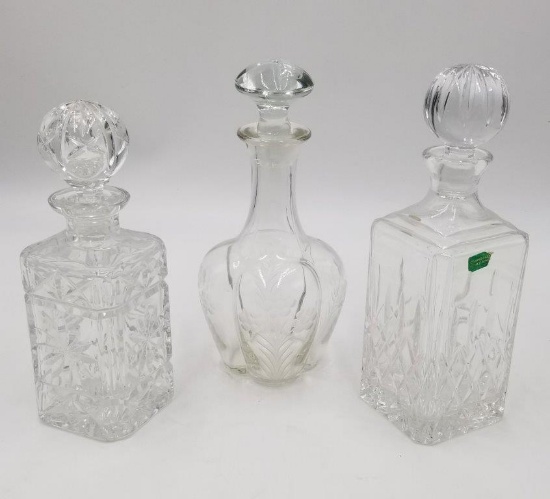 COLLECTIBLE- CRYSTAL DECANTERS