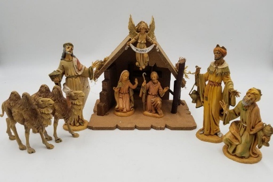 HOLIDAY- VINTAGE FONTANINI BY ROMAN NATIVITY SET